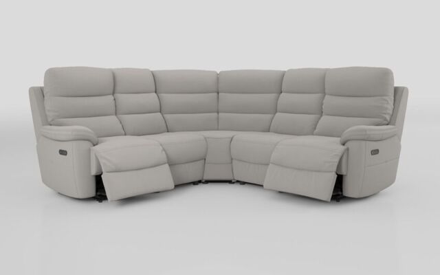 Ossett 2 Corner 2 Power Sofa with Head Tilt  - poltronesofà at ScS
