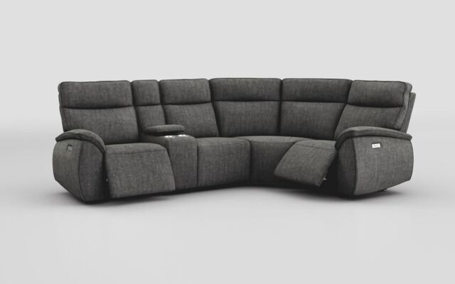 Solara 2 Corner 1 Power with Regular Storage Console - poltronesofà at ScS