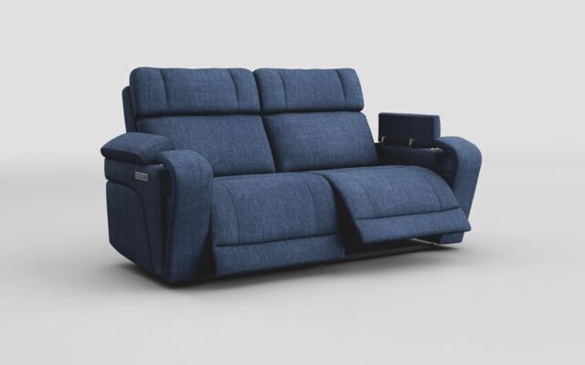 Adstock 3 Seater Power Recliner With Power Head Tilt - poltronesofà at ScS