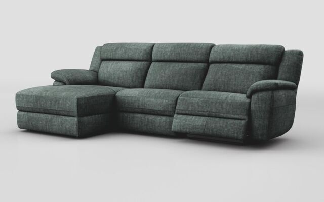 Sarsina 3 Seater Sofa Right Hand Facing Power & Left Hand Facing Lounger  - poltronesofà at ScS