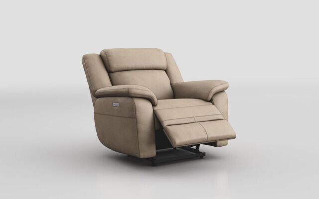 Sarsina Power Recliner Chair with Power Head Tilt - poltronesofà at ScS