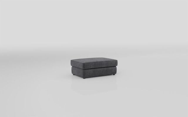 Living Esme Fabric Plain Top Banquette Footstool  - poltronesofà at ScS