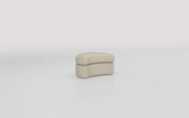 Theo Fabric Twister Footstool - poltronesofà at ScS