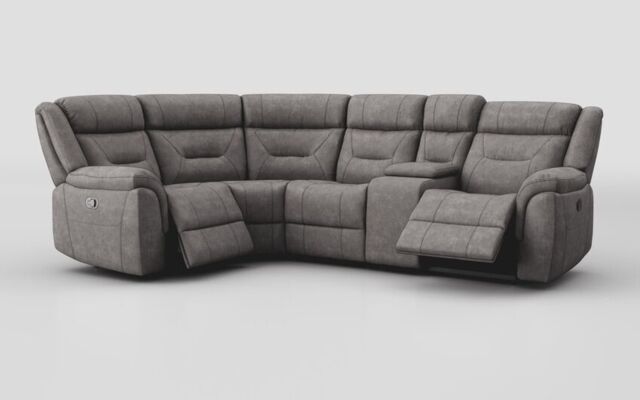 Ainsdale 1 Corner 2 Manual Sofa with Console  - poltronesofà at ScS