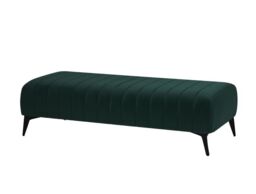 ScS Living Green Margo Fabric Bench Footstool