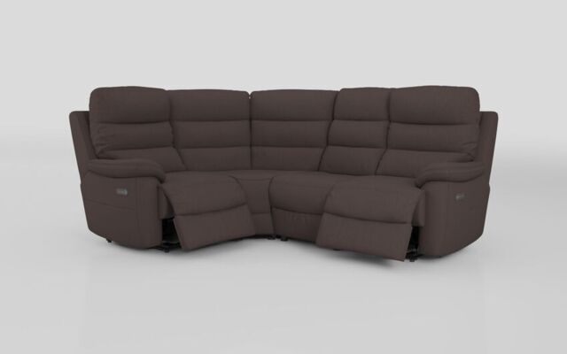 Ossett 1 Corner 2 Power Sofa with Head Tilt - poltronesofà at ScS