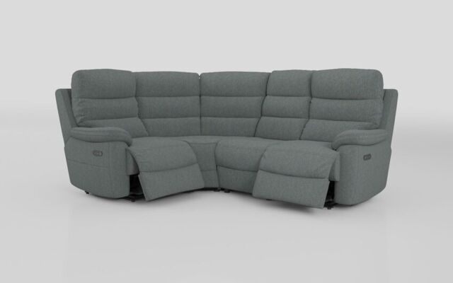 Ossett 1 Corner 2 Power Sofa with Head Tilt  - poltronesofà at ScS
