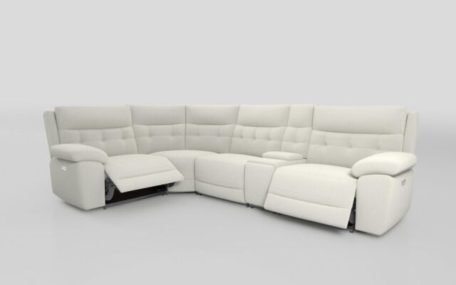 Belford 1 Corner 3 Power Recliner Sofa with Console and Power Head Tilt - poltronesofà at ScS