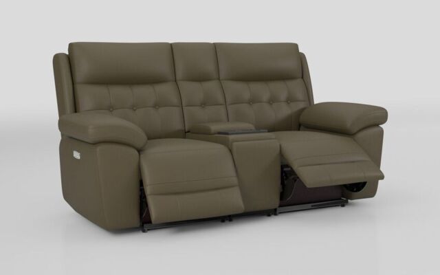 Belford 2 Seater Power Recliner Sofa with Media Console  - poltronesofà at ScS