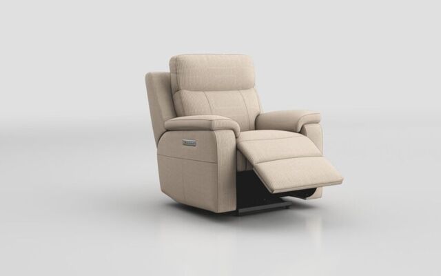 Calboli Power Recliner Chair with Power Head Tilt & Lumbar  - poltronesofà at ScS