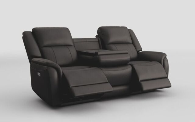 Meleto 3 Seater Power Recliner Sofa & Table - poltronesofà at ScS