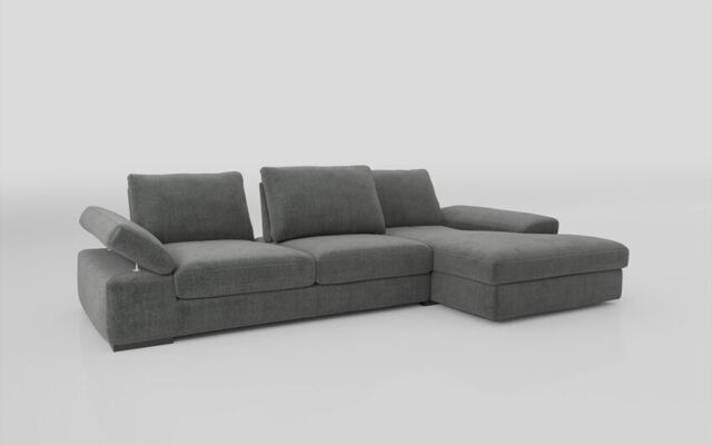 Savazza 4 Seater Sofa with Adjustable Back Rest Right Hand Facing Lounger - poltronesofà at ScS
