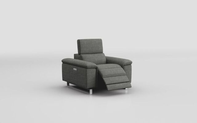 Viserba Power Recliner Chair with Power Head Tilt - poltronesofà at ScS