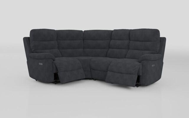 Ossett 1 Corner 2 Power Sofa with Head Tilt  - poltronesofà at ScS