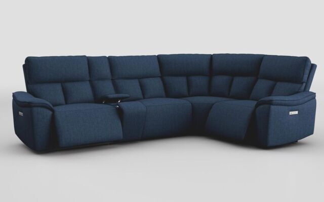 Pianello 3 Corner 1 Power Recliner Sofa with Console & Power Head Tilt  - poltronesofà at ScS