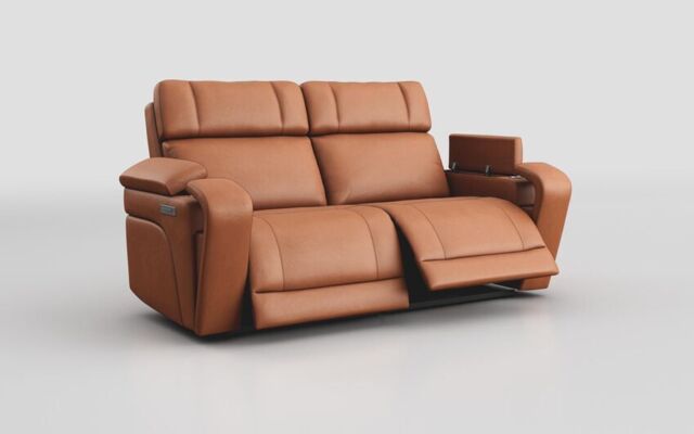 Adstock 3 Seater Power Recliner With Power Head Tilt - poltronesofà at ScS