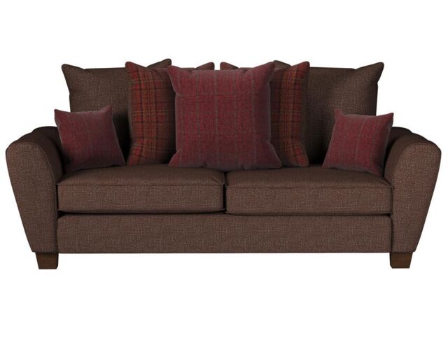Theo Fabric 4 Seater Scatter Back Sofa - poltronesofà at ScS
