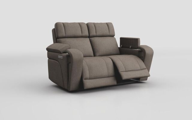 Adstock 2 Seater Power Recliner With Power Head Tilt - poltronesofà at ScS
