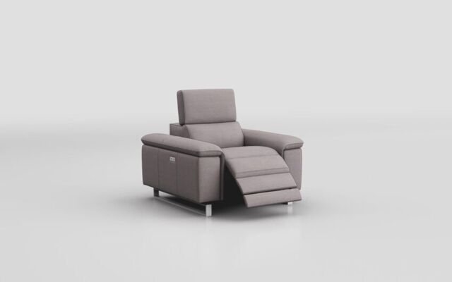 Viserba Power Recliner Chair with Manual Head Tilt - poltronesofà at ScS