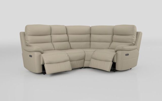 Ossett 2 Corner 1 Power Sofa with Head Tilt - poltronesofà at ScS