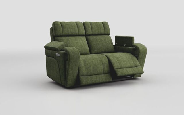 Adstock 2 Seater Power Recliner With Power Head Tilt - poltronesofà at ScS