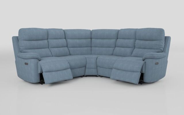 Ossett 2 Corner 2 Power Sofa with Head Tilt - poltronesofà at ScS