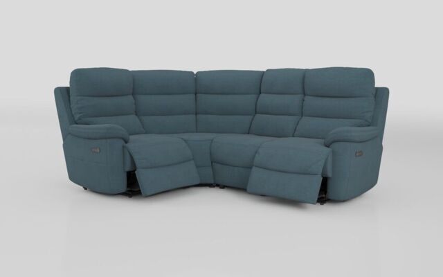 Ossett 1 Corner 2 Power Sofa with Head Tilt  - poltronesofà at ScS