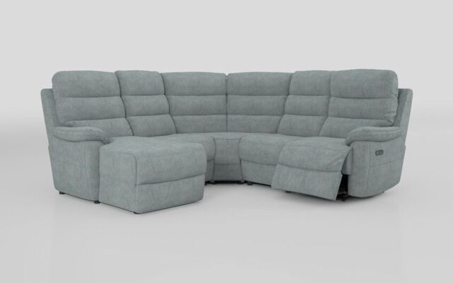 Ossett 2 Corner 2 Left Hand Facing Chaise Right Hand Facing Power Sofa with Head Tilt - poltronesofà at ScS