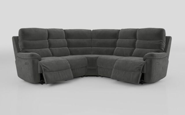 Ossett 2 Corner 2 Power Sofa with Head Tilt - poltronesofà at ScS