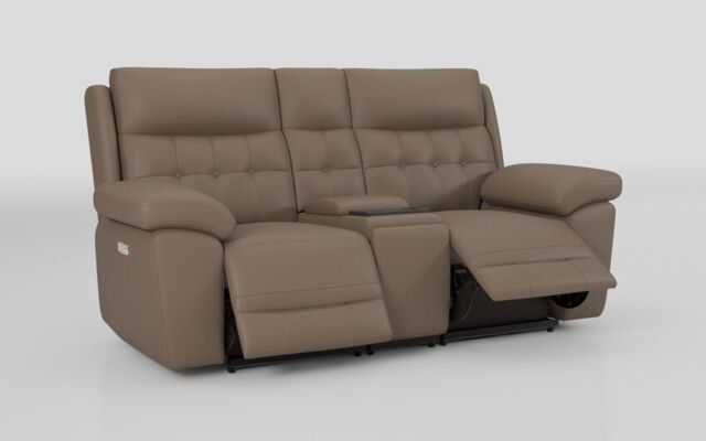 Belford 2 Seater Power Recliner Sofa with Media Console  - poltronesofà at ScS