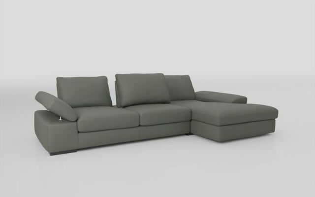 Savazza 4 Seater Sofa with Adjustable Back Rest Right Hand Facing Lounger  - poltronesofà at ScS
