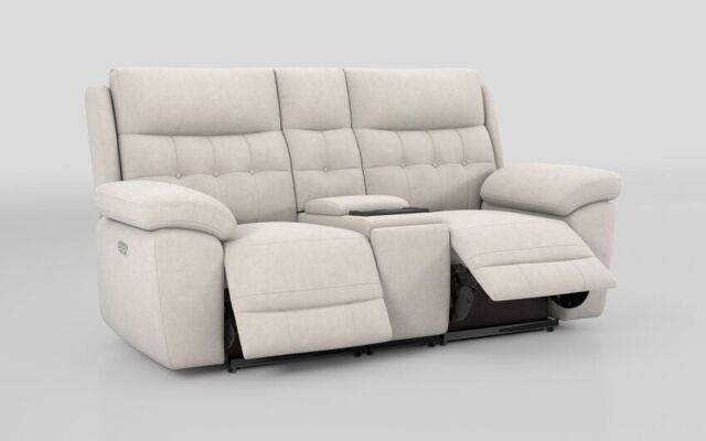 Belford 2 Seater Power Recliner Sofa with Media Console  - poltronesofà at ScS