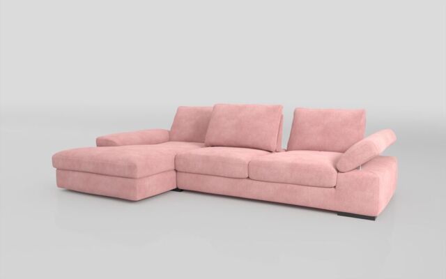 Savazza 4 Seater Sofa with Adjustable Back Rest Left Hand Facing Lounger - poltronesofà at ScS