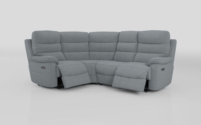 Ossett 1 Corner 2 Power Sofa with Head Tilt - poltronesofà at ScS