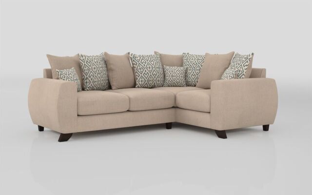 Aspen Fabric 2 Corner 1 Scatter Back Sofa - poltronesofà at ScS