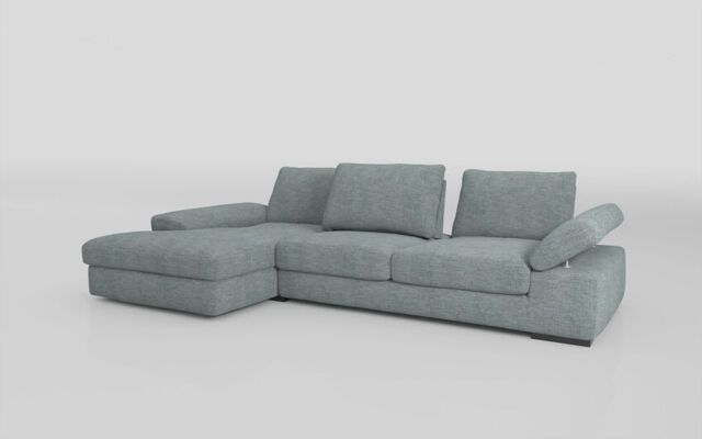 Savazza 4 Seater Sofa with Adjustable Back Rest Left Hand Facing Lounger  - poltronesofà at ScS