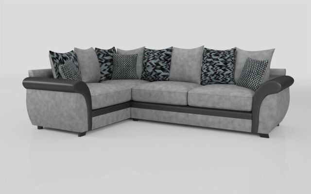 Kadie Fabric 1 Corner 2 Scatter Back Sofa - poltronesofà at ScS
