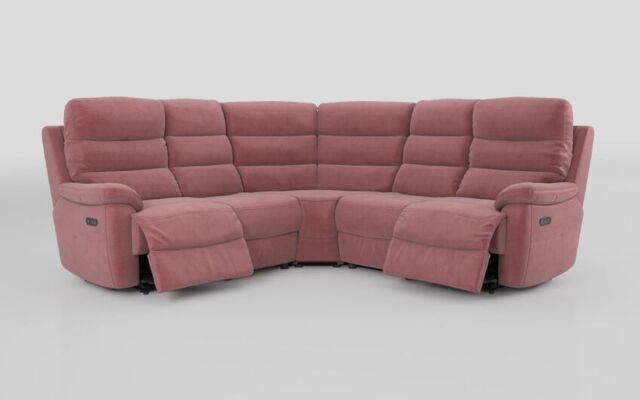 Ossett 2 Corner 2 Power Sofa with Head Tilt - poltronesofà at ScS