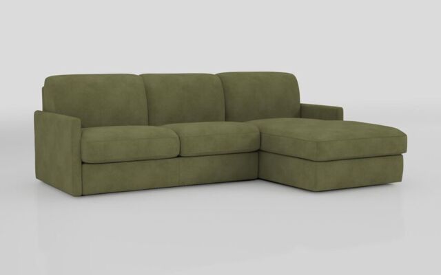 Barete Slim Arm 4 Seater Sofa Bed with Right Hand Facing Large Lounger  - poltronesofà at ScS