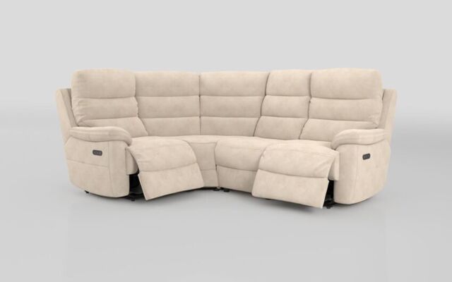 Ossett 1 Corner 2 Power Sofa with Head Tilt - poltronesofà at ScS