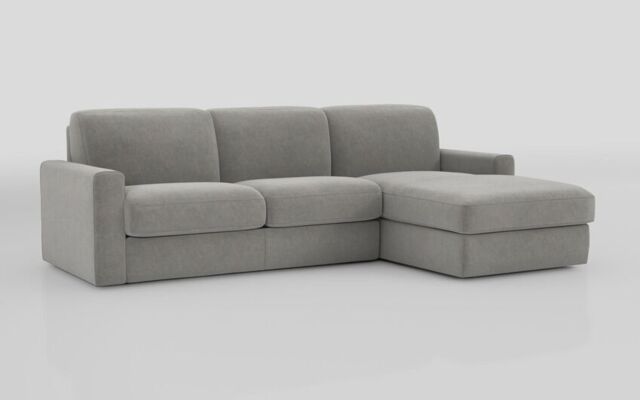 Barete Large Arm 4 Seater Sofa Bed with Right Hand Facing Large Lounger - poltronesofà at ScS