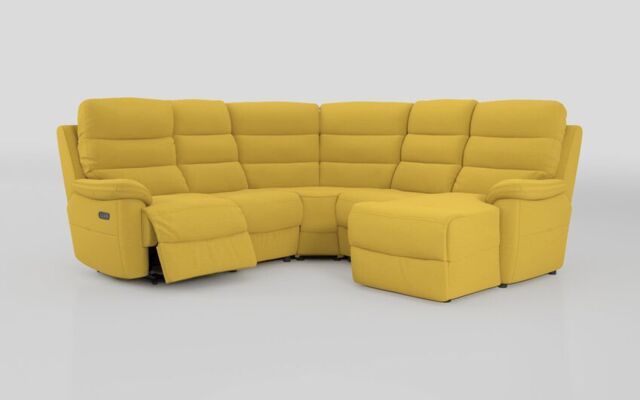 Ossett 2 Corner 2 Right Hand Facing Chaise Left Hand Facing Power Sofa with Head Tilt - poltronesofà at ScS