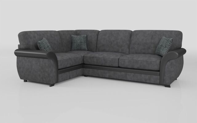 Kadie Fabric 1 Corner 2 Standard Back Sofa - poltronesofà at ScS