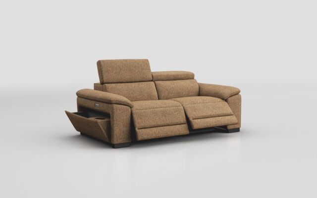 Mesola 3 Seater Power Recliner Sofa with Manual Head Tilt - poltronesofà at ScS