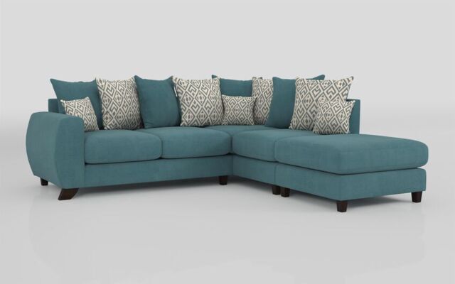 Aspen 2 Corner 1 Right Hand Facing Chaise Scatter Back Sofa - poltronesofà at ScS