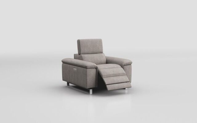 Viserba Power Recliner Chair with Power Head Tilt - poltronesofà at ScS