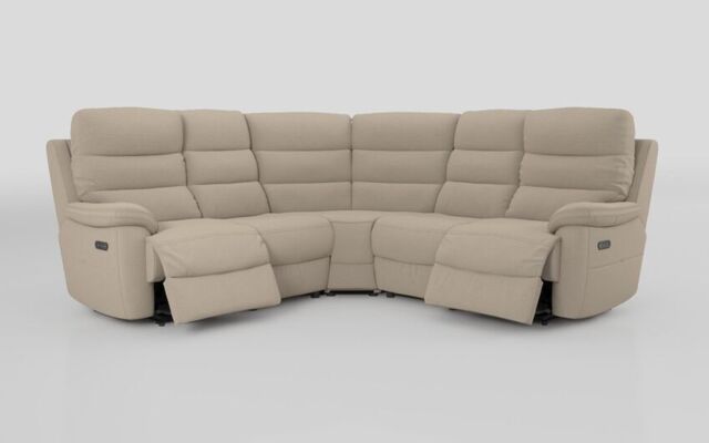 Ossett 2 Corner 2 Power Sofa with Head Tilt - poltronesofà at ScS