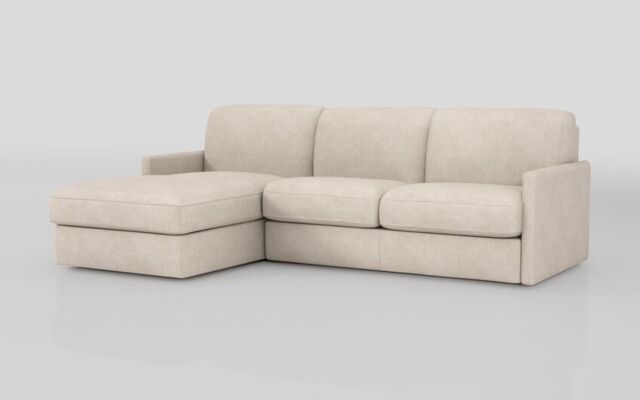 Barete Slim Arm 4 Seater Sofa Bed with Left Hand Facing Large Lounger - poltronesofà at ScS