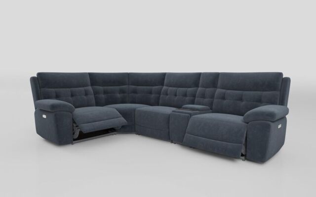 Belford 1 Corner 3 Power Recliner Sofa with Media Console - poltronesofà at ScS