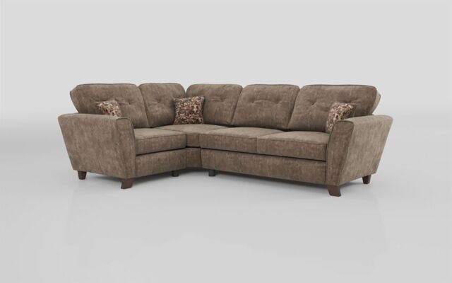Living Esme Fabric 1 Corner 2 Sofa  - poltronesofà at ScS